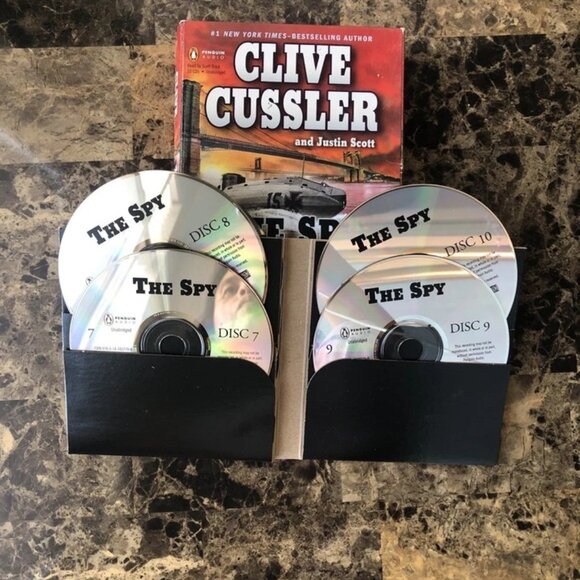 Clive Cussler and Justin Scott " The Spy " Isaac Bell Adventure AudioBook 10 CDs - Picture 10 of 10